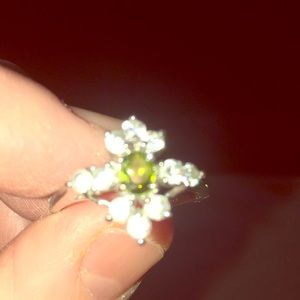 Cute peridot dinner ring.